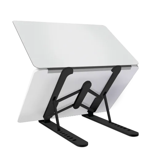 Suporte para Notebook com 6 ângulos ajustáveis - Portátil e Dobrável - OEX SN101 - Preto