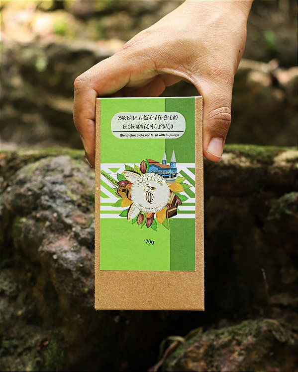 Barra de Chocolate Blend recheada com Cupuaçu - 170g
