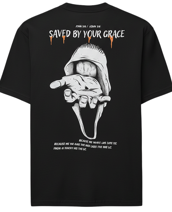 T-SHIRT SAVED (PRETO)