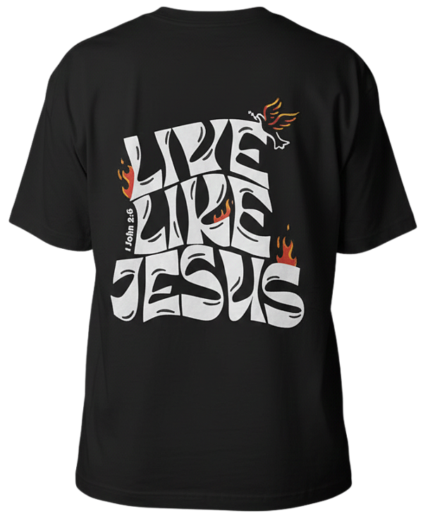 T-SHIRT LIKE JESUS ( PRETO )