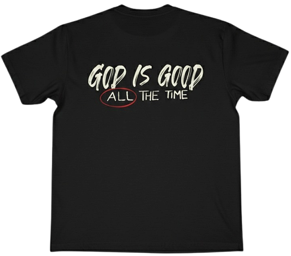 T-SHIRT GOD IS GOOD/ PRETO (PREMIUM)
