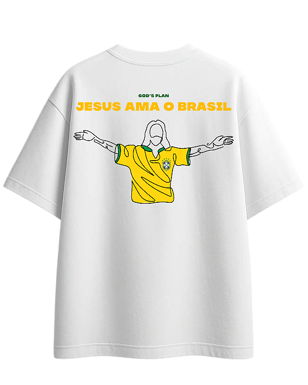 JESUS AMA O BRASIL / OFF WHITE (PREMIUM)