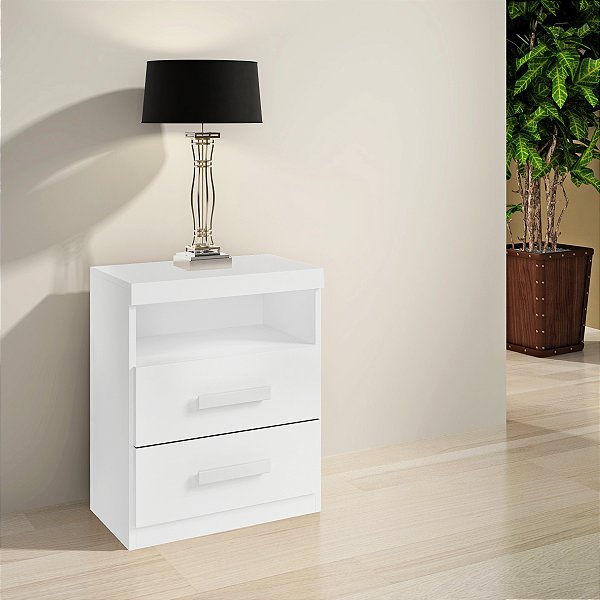 Mesa de Cabeceira Criado Compacto Quarto Cama