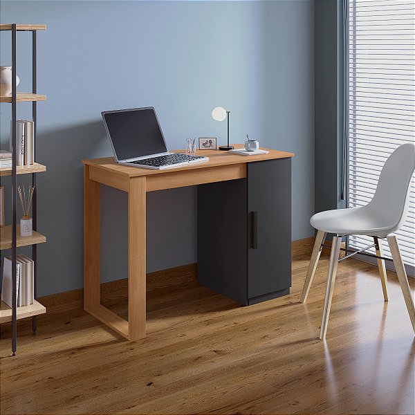 Mesa Escrivaninha Home Office Computador Escritório 1 Porta