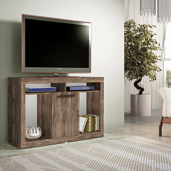 Rack para TV Até 42 Polegadas Sala Multiuso 1 Porta Frete