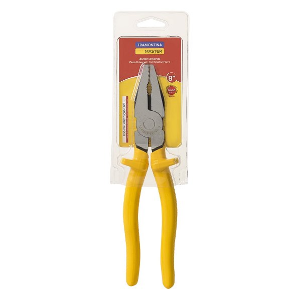 Alicate Universal 8" Isolado 1000V Amarelo Tramontina MASTER
