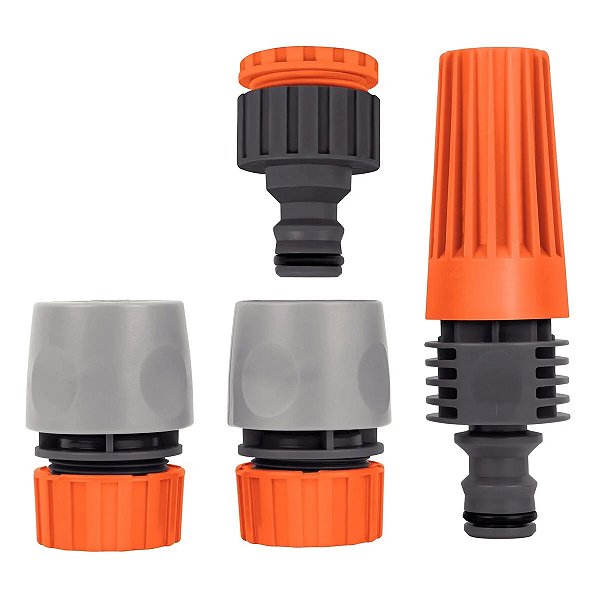 Conjunto Esguicho Mangueira Jardim Bico e Engate Tramontina