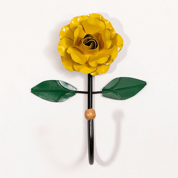 Cabideiro de Parede Cabide Para Toalha 1 Gancho Flor