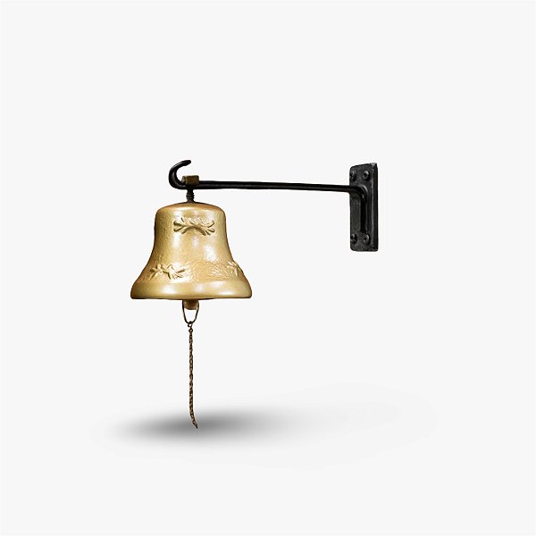 Sino de Alumínio Colorido com Suporte para Parede/Teto