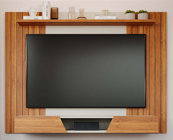 Painel -- com nicho - Cinamomo/Off White