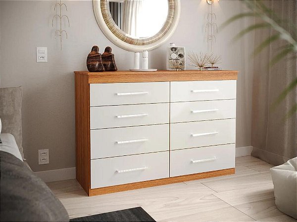 Cômoda - 8G - Genova plus - Capuccino Wood