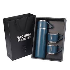 Vacum Flask Set Blue