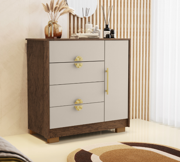 Cômoda - Ilha Bela - Imbuia/Fendi