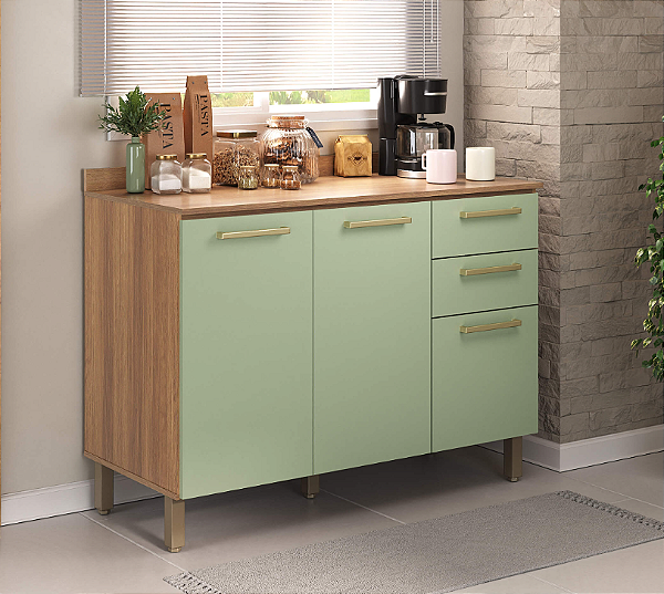 Balcão - 3P - 2G - 120 - 356 - Verde Mar