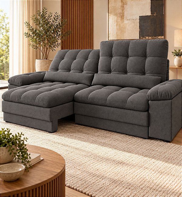 Sofá - Baccarat - 2,30m - Tec.Velosuede