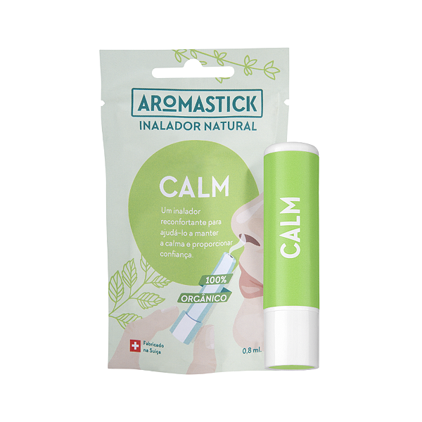 Aromaterapia Nasal 100% Natural e Vegano CALM - Aromastick