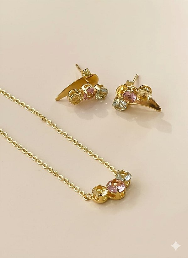 CONJUNTO TRIO CANDY COLORS