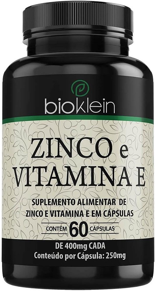Zinco + Vitamina E 400mg (60 caps)