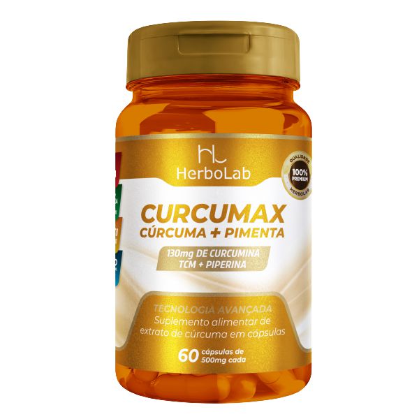 Curcumax (Ext. Cúrcuma) 60 Caps - Herbolab