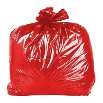 SACO PARA LIXO 30L VERMELHO 100UN 59X62 - MÉDIO - EQUIV 0,06 JD