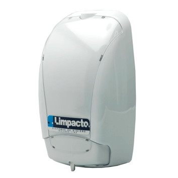 DISPENSER PARA SABONETE LIQUIDO/GEL COM RESERVATORIO 500ML BRANCO EXACCTA REF. E-DSRE154