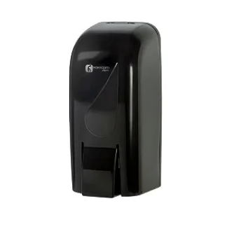 DISPENSER PARA SABONETE LIQUIDO/GEL COM RESERVATORIO 450ML PRETO  ESSENZ