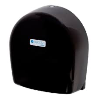 DISPENSER PAPEL HIGIÊNICO ROLÃO PRETO EXACCTA PLUS