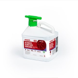 HIGINDOOR 380 DETERGENTE DESINFETANTE ODORIZADOR ALECRIM 2L SAD 3D