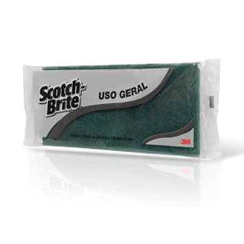 FIBRA USO GERAL 110X225  - PACOTE 2 UNID SCOTCH BRITE