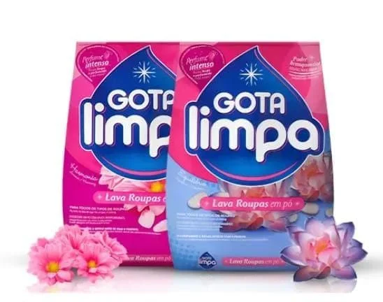 LAVA ROUPAS EM PÓ 4KG GOTA LIMPA