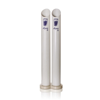 DISPENSER TUBO PLASTICO PARA COPO DESCARTAVEL - ÁGUA