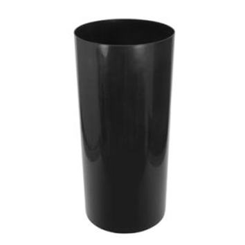 CESTO PLÁSTICO COM 50 CM DE ALTURA. CAPACIDADE: 22 L. COR: PRETO