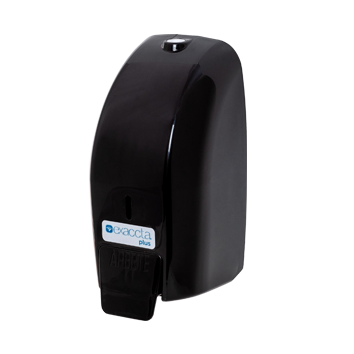 DISPENSER PARA SABONETE REFIL ESPUMA PRETO EXACCTA PLUS