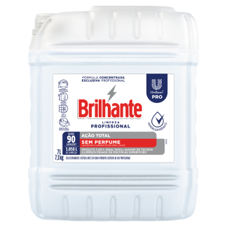BRILHANTE AÇÃO TOTAL 7L SABÃO LÍQUIDO - SEM PERFUME