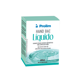SABONETE ANTISSEPTICO LIQUIDO/GEL 800ML HAND BAC PROLIM REF. 040518100666800