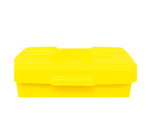TAMPA P/ CESTO QUADRADO C/PEDAL 60L AMARELO