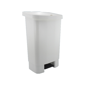 LIXEIRA 50L C/ PEDAL BRANCA REF 20051 KUNBER - CAIXA COM 4 UNIDADES