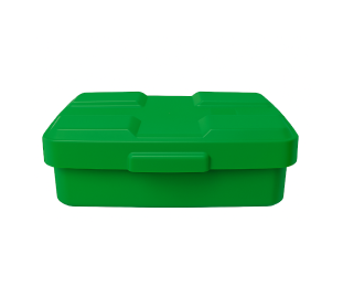 TAMPA DO CESTO QUADRADO 100L VERDE