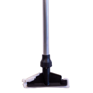 CONJUNTO CABO ALUMÍNIO 140CMX22MM E SUPORTE UMIDO PRETO- KUNBER