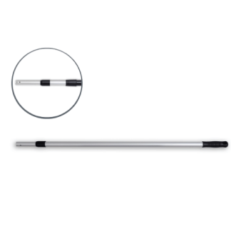 CABO TELESCÓPICO ALUMÍNIO ANODIZADO 2 ESTÁGIOS  1M/1,8M COM PONTEIRA