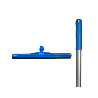 CONJUNTO RODO DE 65 CM COM CABO ALUMÍNIO DE 1,40CM AZUL KUNBER