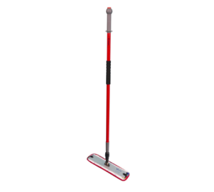 LITE SPRAY COLOR  MOP COM NÍVEL ANODIZADO VERMELHO SUPORTE PLANO VELCRO KUNBER