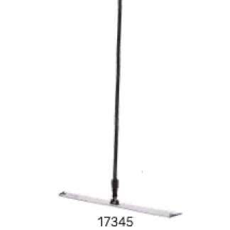 CONJUNTO SUPORTE PLANO 80CM ALUMINIO C/TRAVA E CABO ALUMINIO 150CM  PRETO