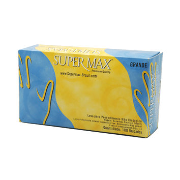 LUVA DE LATEX P/ PROCEDIMENTO P CAIXA C/ 100UN