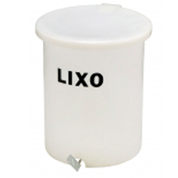 LIXEIRA COM PEDAL 020 LITROS BRANCA BELOSCH