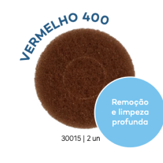 DISCO RED 8 (203.6MM) 400 GRIT VERMELHO 211761 - 1 PAR