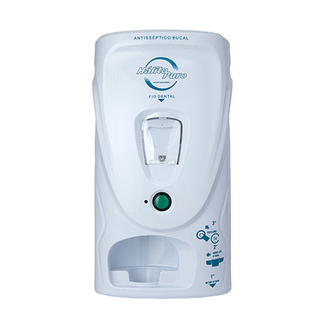 DISPENSER ANTISSEPTICO BUCAL BRANCO Á PILHA HALITO PURO