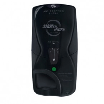 DISPENSER ANTISSEPTICO PLÁSTICO PRETO 220V HALITO PURO.