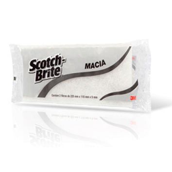 FIBRA MACIA 110X225 - PACOTE 2 UNID - SCOTCH BRITE
