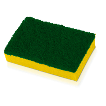 ESPONJA DUPLA FACE 75X110MM  - PACOTE 10 UNID - SCOTCH BRITE